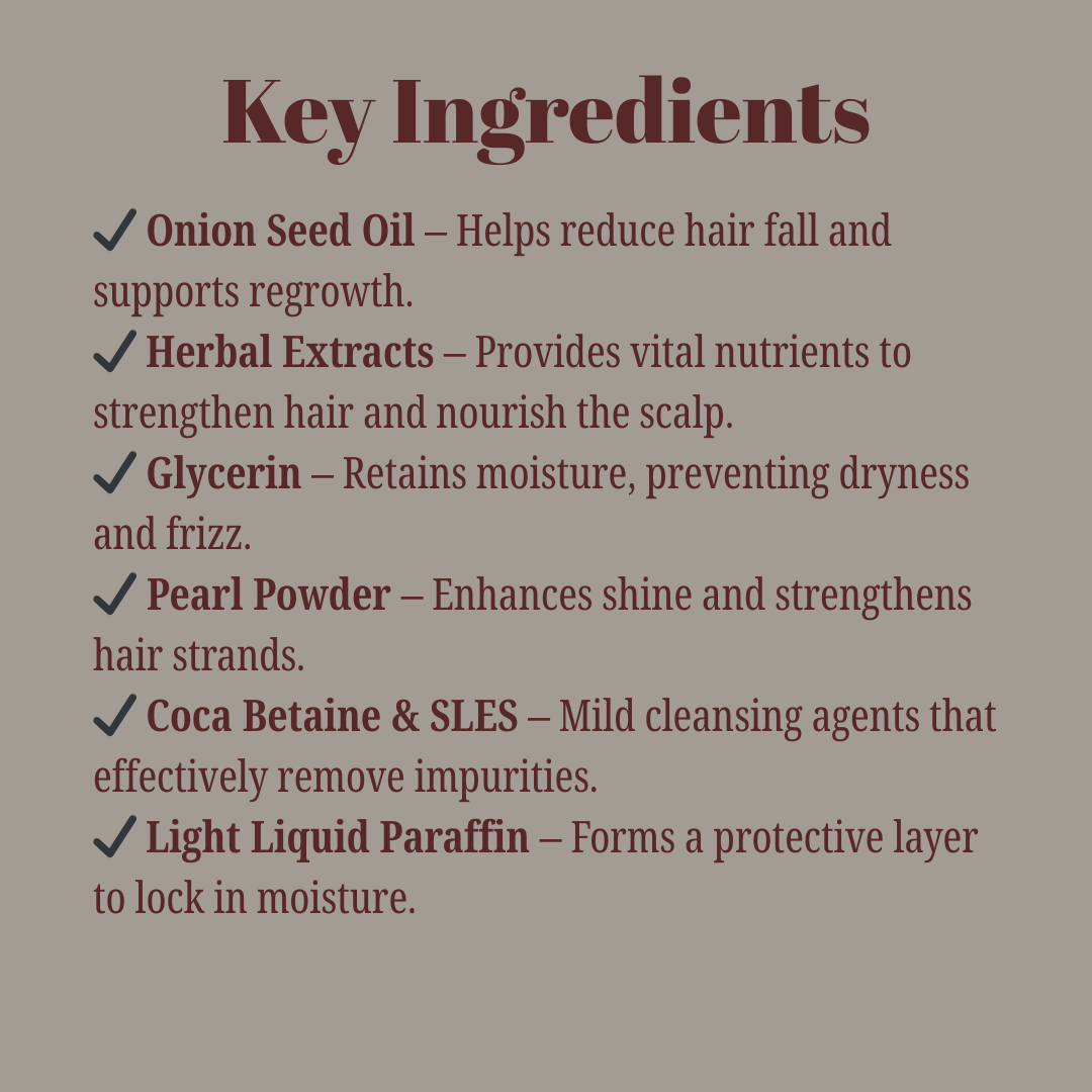 Mixxage Onion Hair Shampoo - 200ml