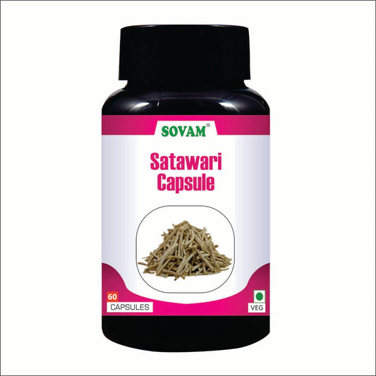 Sovam Shatavari 60 Capsule | Hormonal Balance | Restore Stamina and Energy