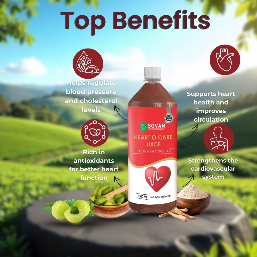 Sovam Heart O Care Juice 1000ml – Daily Heart Wellness Support