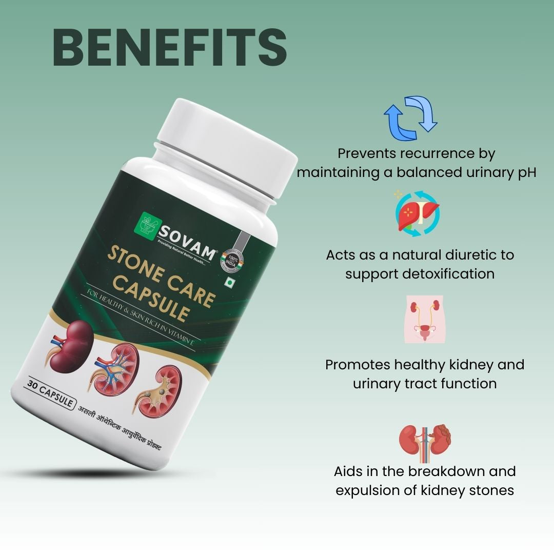 Sovam Stone Care Nil Capsules 30 Caps – Urinary Wellness & Daily Support