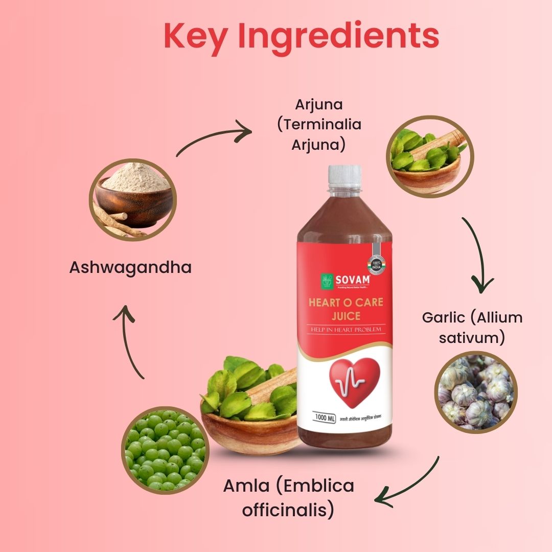 Sovam Heart O Care Juice 1000ml – Daily Heart Wellness Support