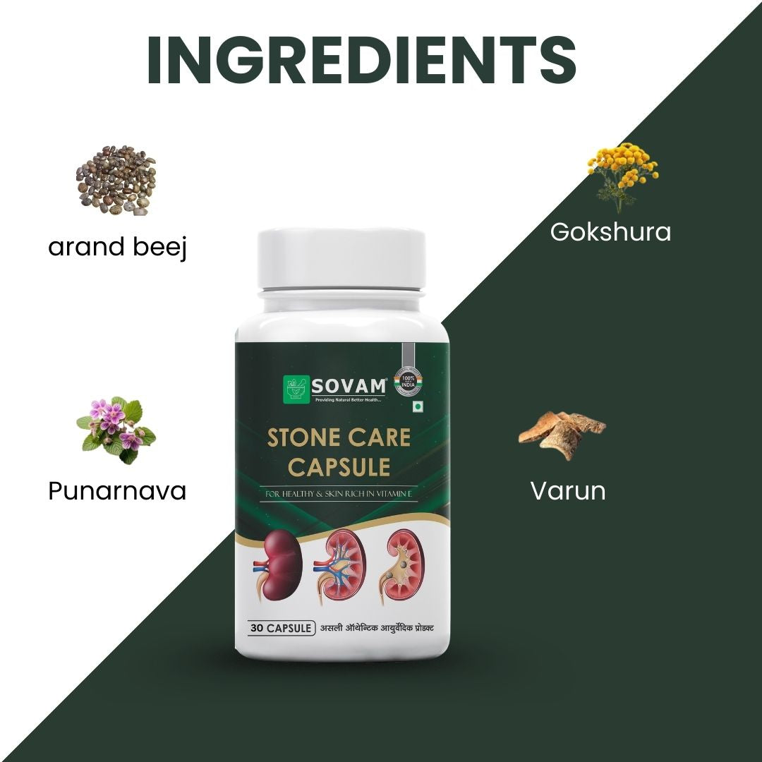 Sovam Stone Care Nil Capsules 30 Caps – Urinary Wellness & Daily Support