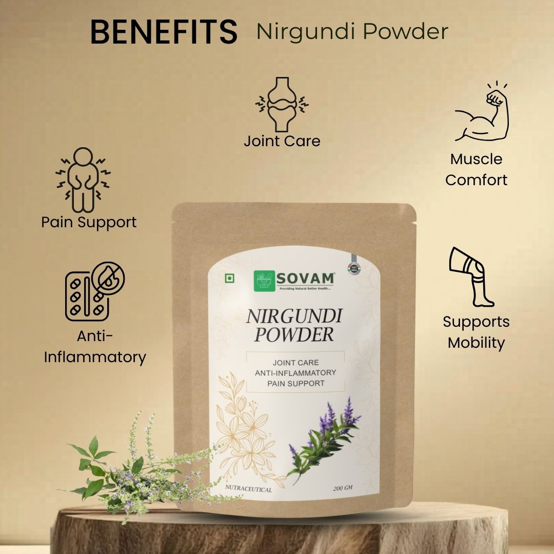 Sovam Nirgundi Powder (Vitex negundo) 200g