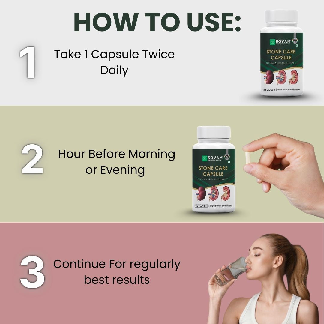 Sovam Stone Care Nil Capsules 30 Caps – Urinary Wellness & Daily Support