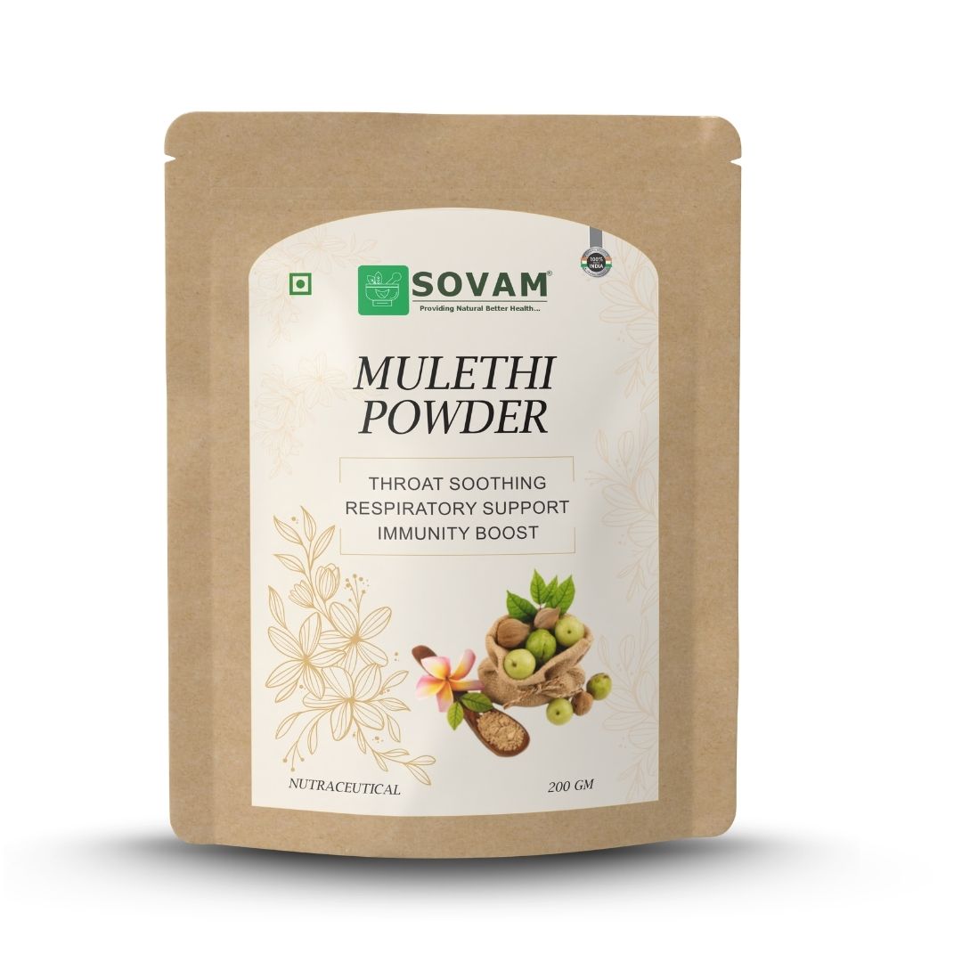 Sovam Mulethi Powder (Glycyrrhiza glabra) 200g