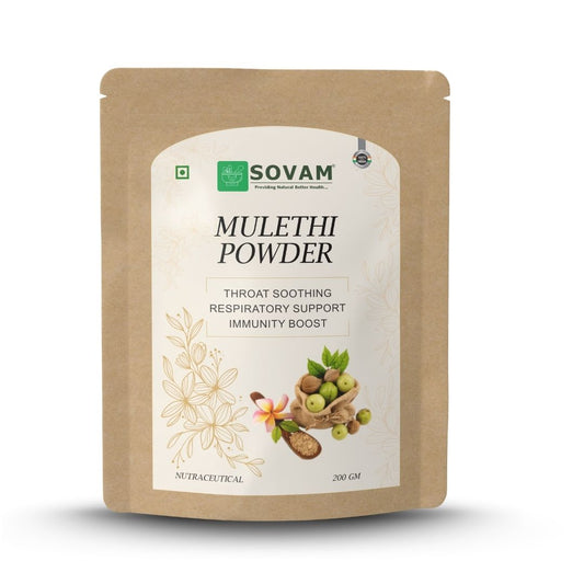 Sovam Mulethi Powder (Glycyrrhiza glabra) 200g