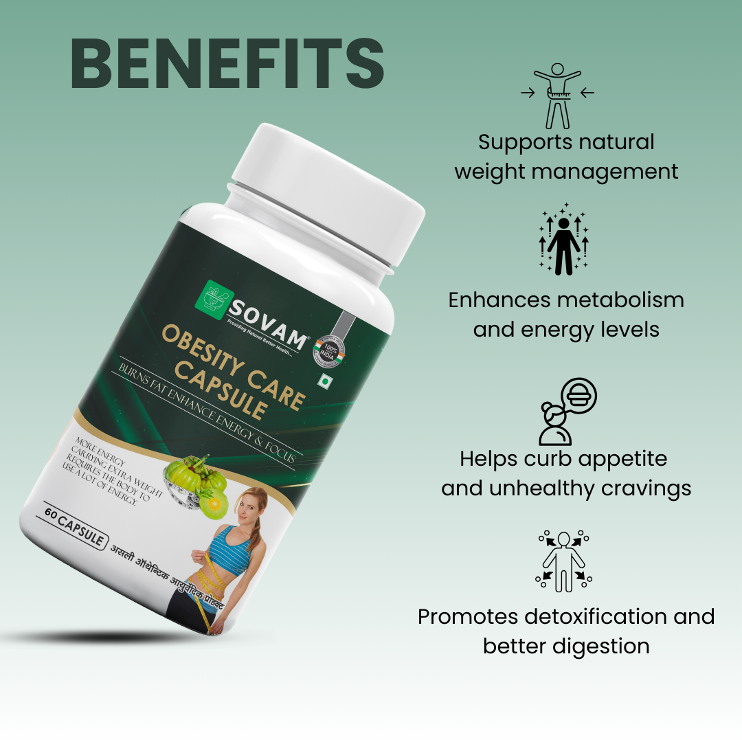 Sovam Obesity Care Capsules 60 Caps – Metabolism & Daily Wellness Support