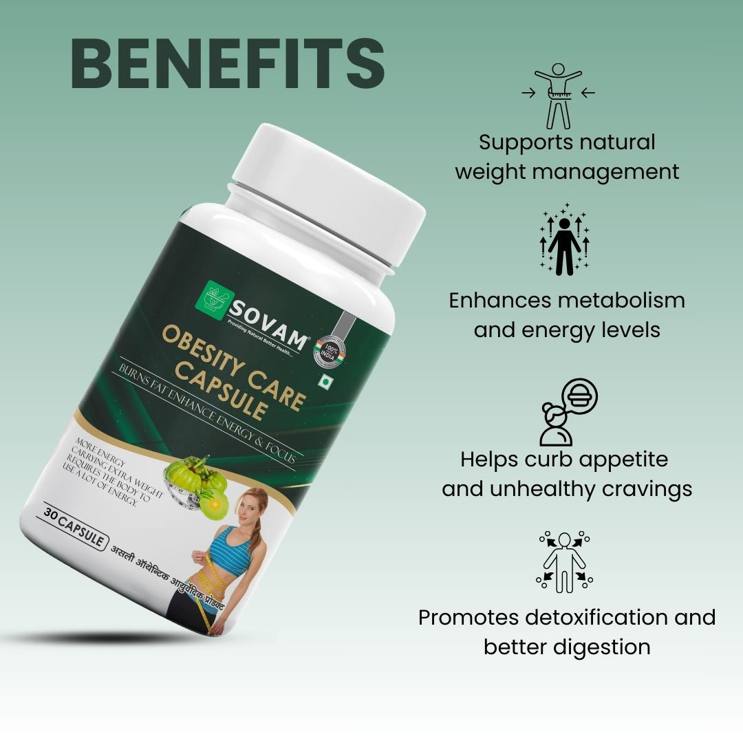 Sovam Obesity Care Capsules 30 Caps – Metabolism & Daily Wellness Support