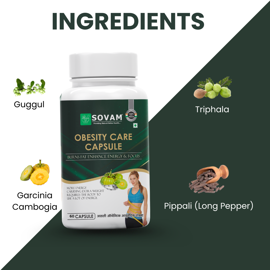 Sovam Obesity Care Capsules 60 Caps – Metabolism & Daily Wellness Support