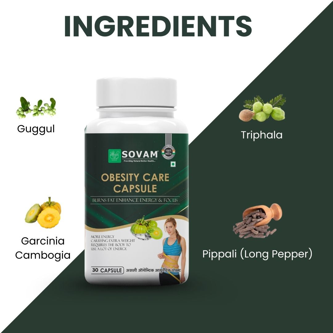 Sovam Obesity Care Capsules 30 Caps – Metabolism & Daily Wellness Support