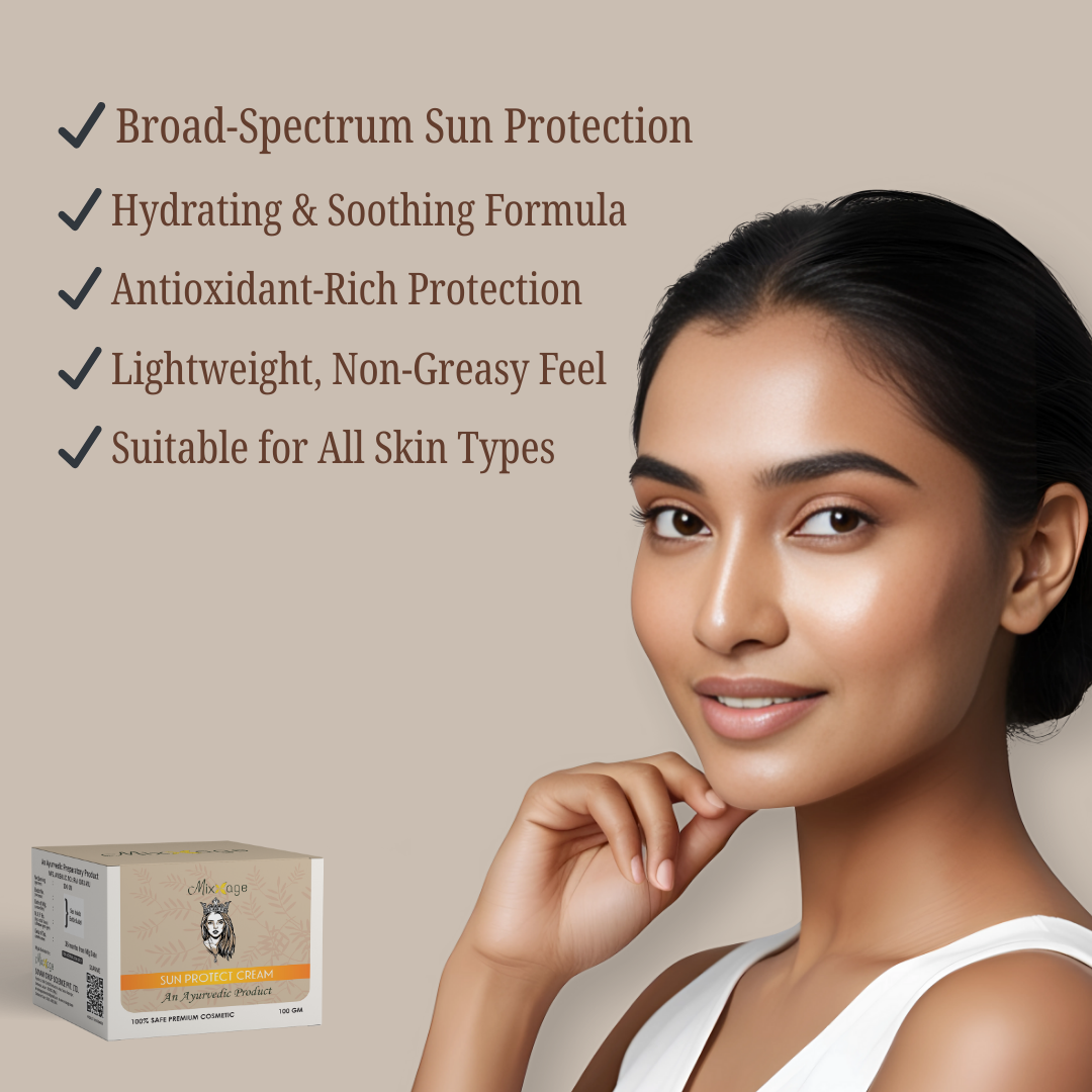 Mixxage Natural Sun Protect Cream (SPF 40)