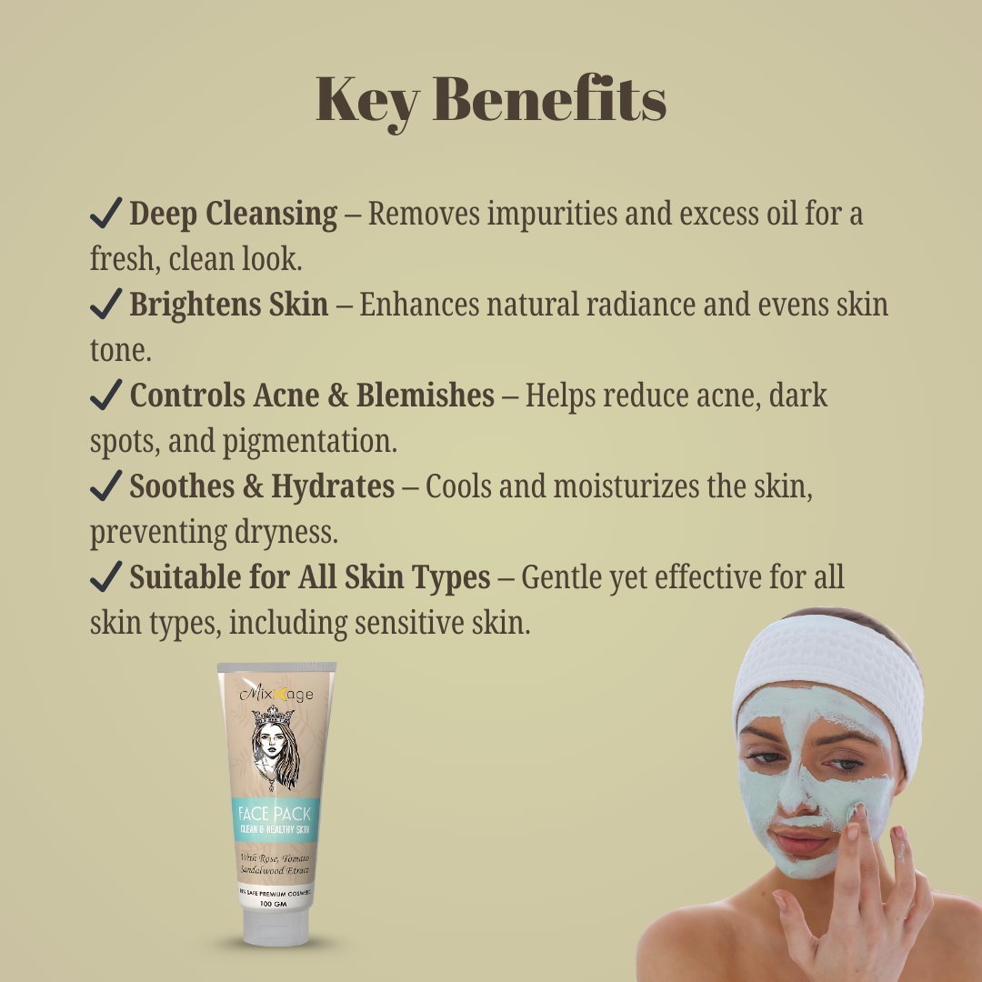 Mixxage Herbal Face Pack - 100ml