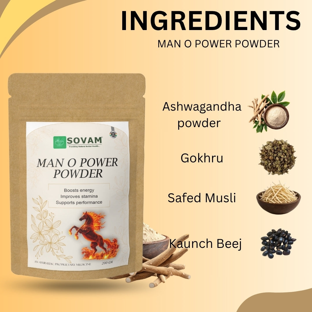 Sovam Man O Power Powder 200g