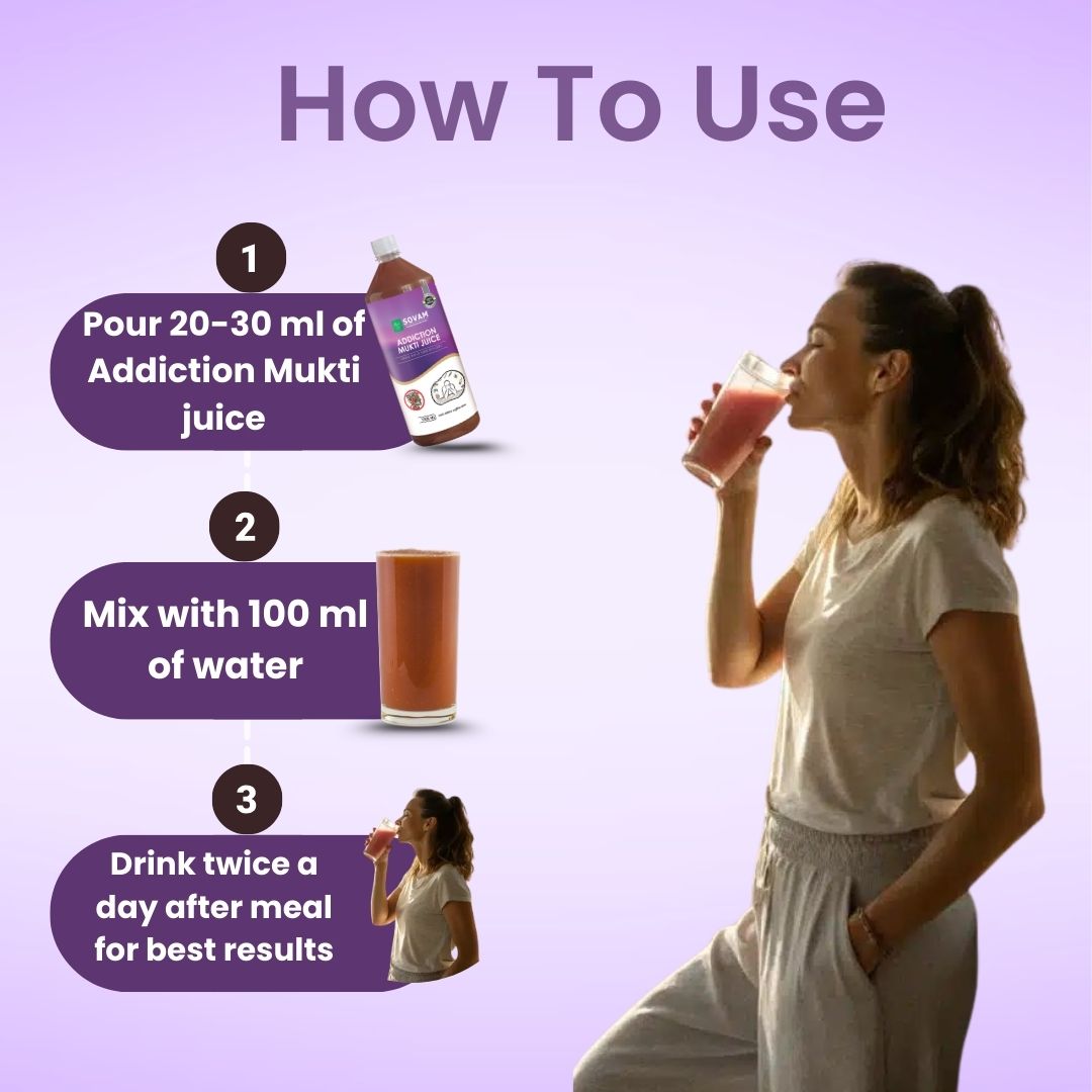 Sovam Addiction Mukti Juice 1000ml – Herbal Wellness & Daily Balance Support