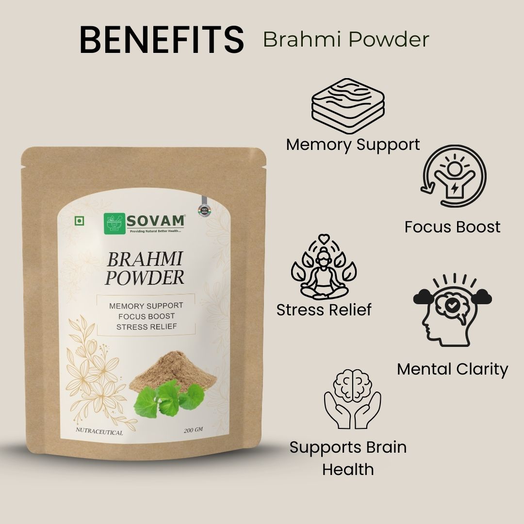 Sovam Brahmi Powder (Bacopa monnieri) 200g