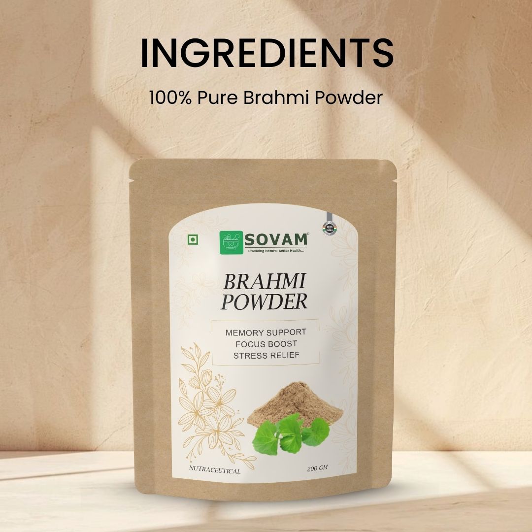 Sovam Brahmi Powder (Bacopa monnieri) 200g