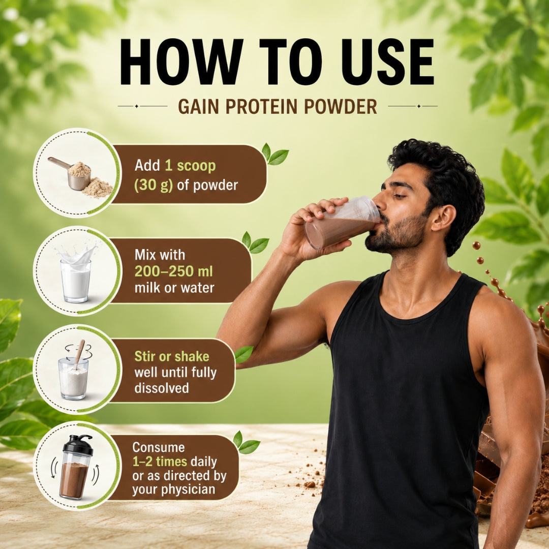Sovam Gain Protein Powder Chocolate Flavour 200g