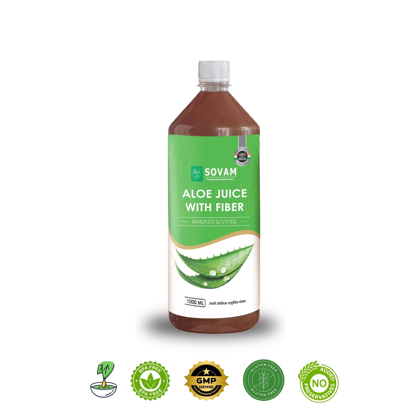 Sovam Aloe Juice with Fiber –  Sovam ayurveda
