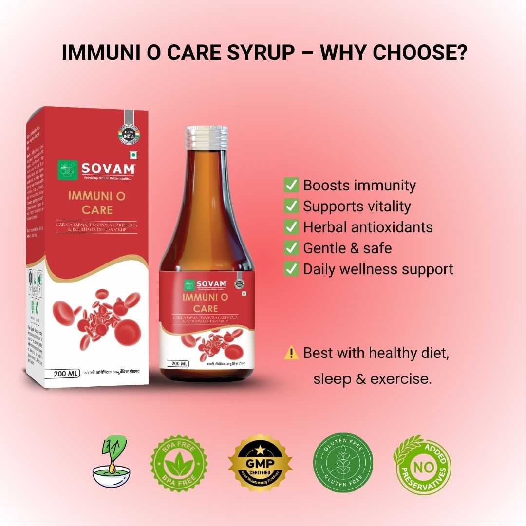 Sovam Immuni O Care Syrup 200ml – Daily Immunity & Wellness Support