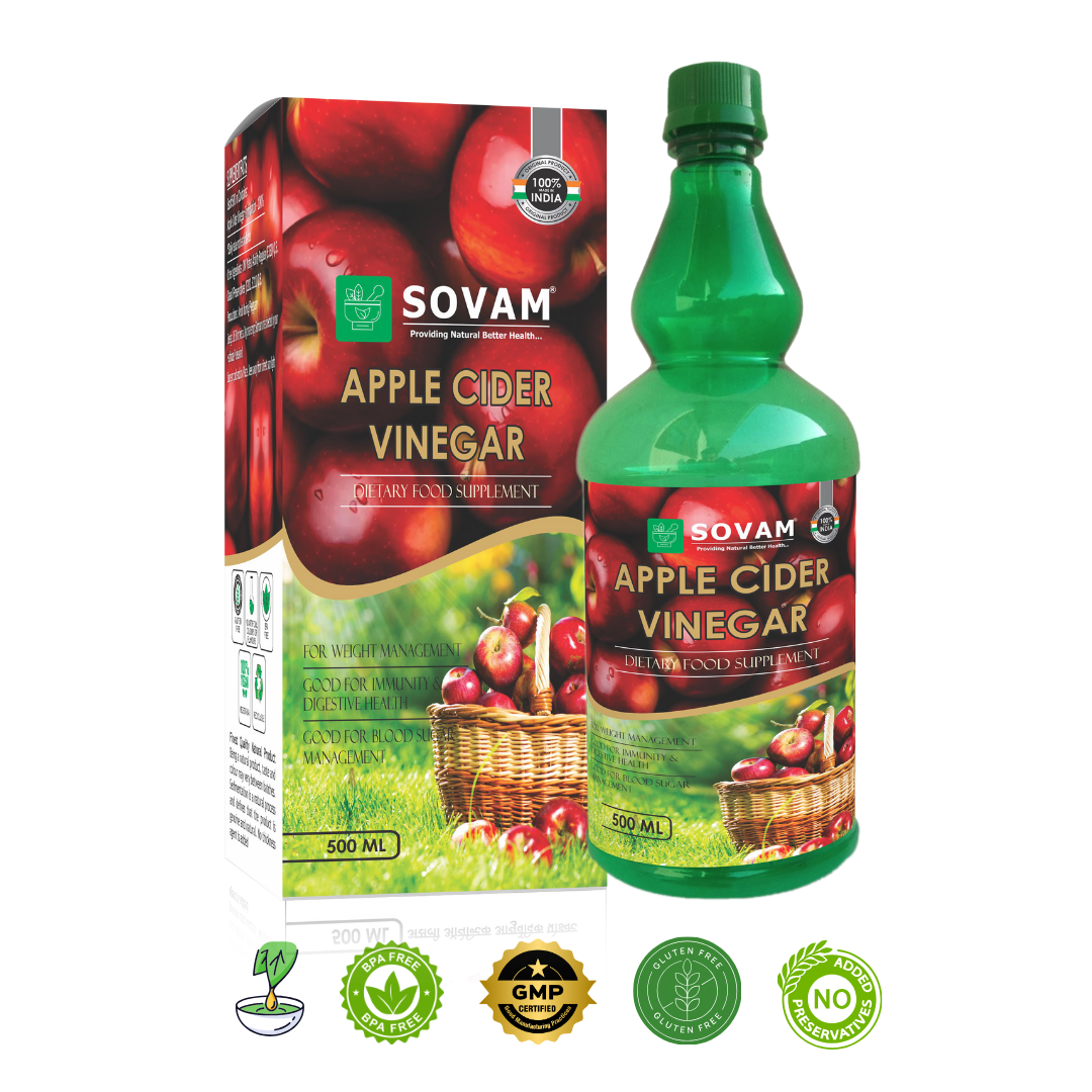 Apple Cider Vinegar 500ml Organic Vinegar | Sovam Ayurveda