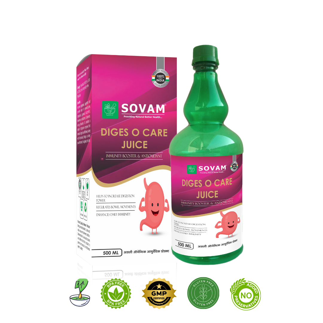 Diges-0-Care juice ayurvedic digestion tonic | Sovam Ayurveda