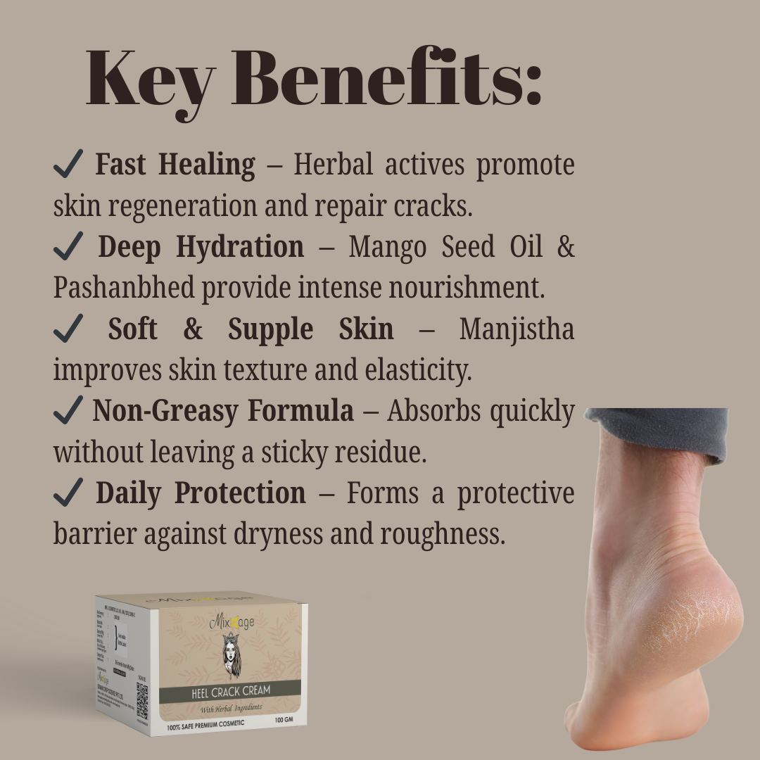 Mixxage Heel Crack Cream