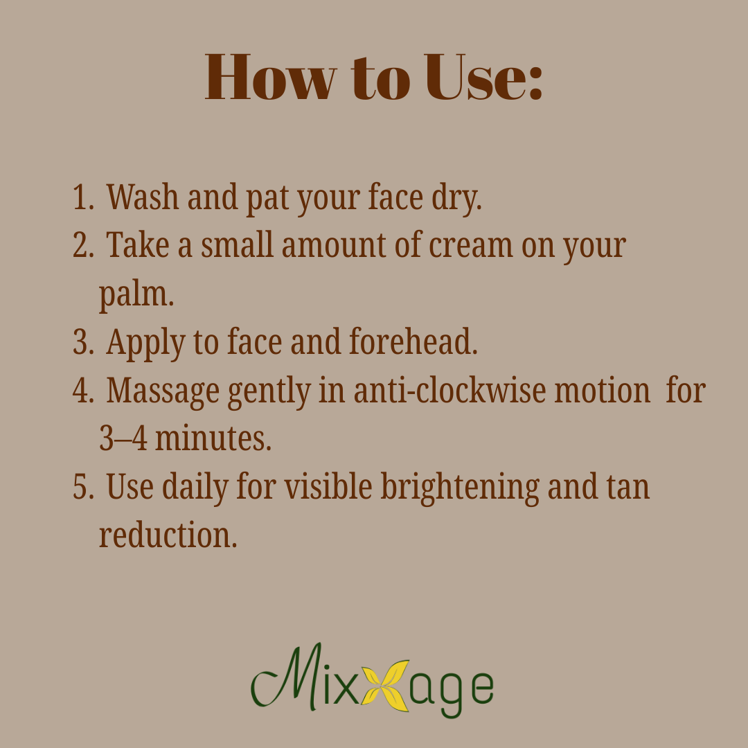 Mixxage D-Tan Cream - 100gm