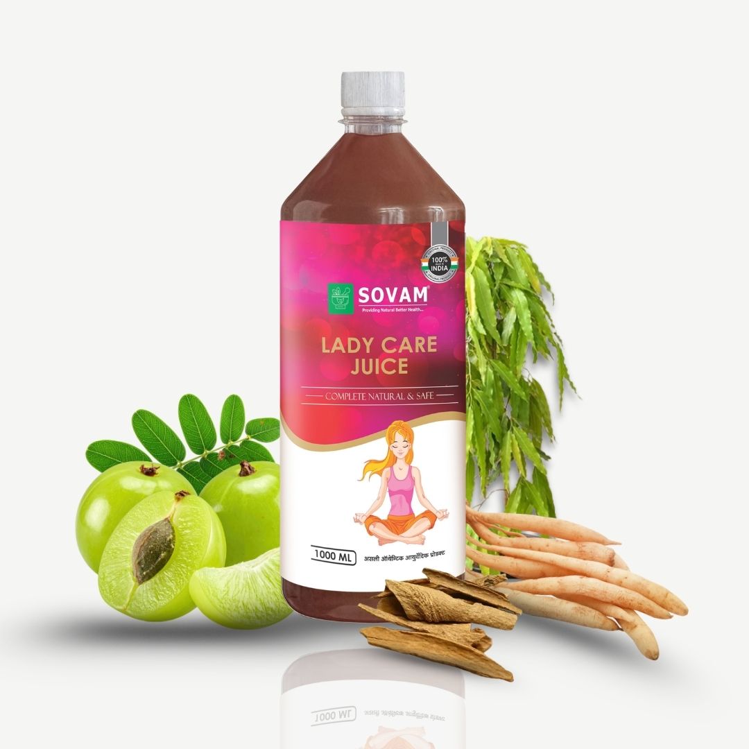Sovam Lady Care Herbal Juice 1000ml | Plant-Based Botanical Beverage | SOVAM AYURVEDA