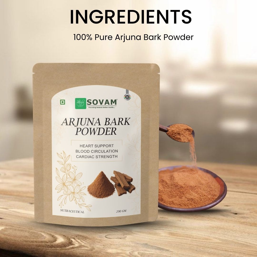 Sovam Arjuna Bark Powder (Terminalia arjuna) 200g