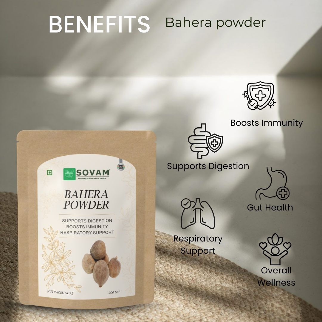 Sovam Bahera Powder (Terminalia bellirica) 200g