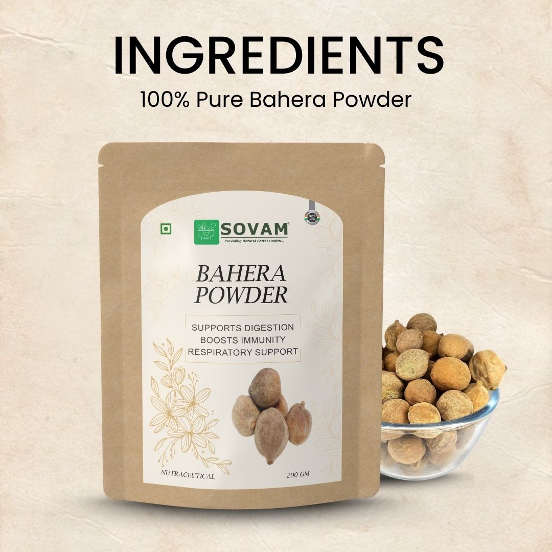 Sovam Bahera Powder (Terminalia bellirica) 200g
