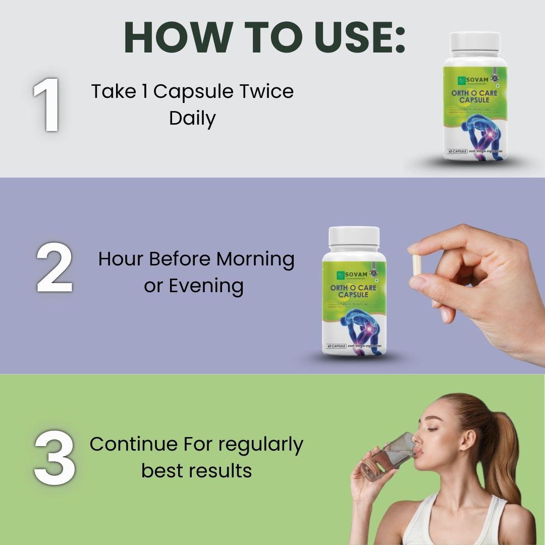 Sovam Ortho Care Capsules 60 Caps – Joint Comfort & Mobility Support