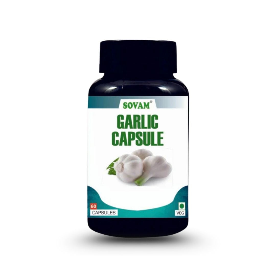 Sovam Garlic Oil Capsules 60 Caps – Heart & Daily Wellness Support