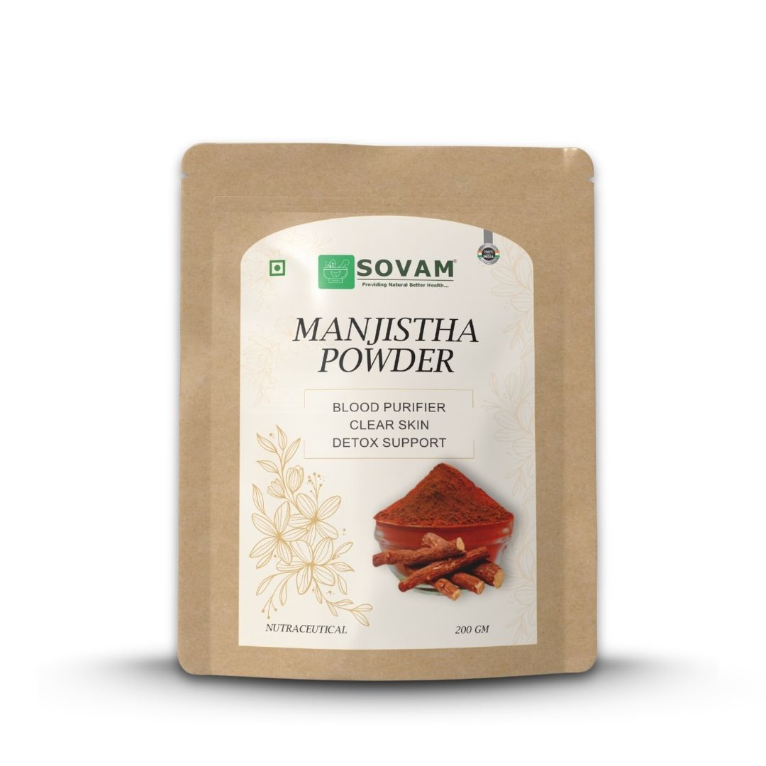 Sovam Manjistha Powder (Rubia cordifolia) 200g
