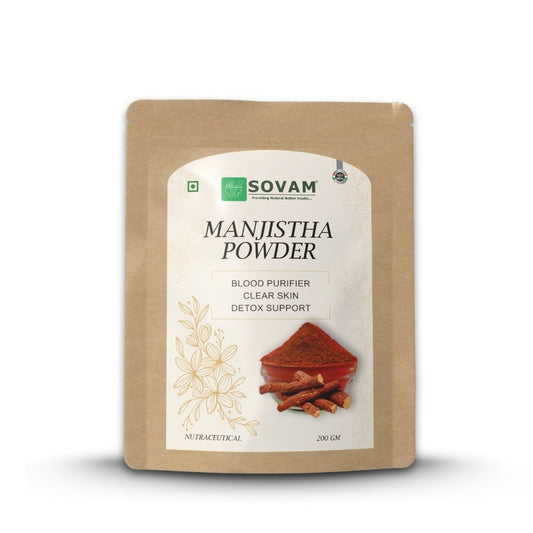 Sovam Manjistha Powder (Rubia cordifolia) 200g