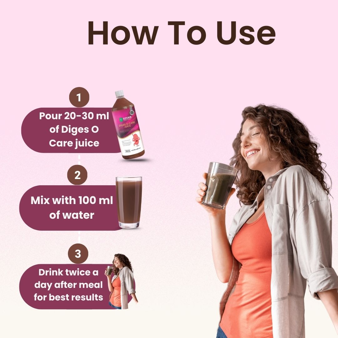 Sovam Diges O Care Juice 1000ml – Digestive Wellness Support