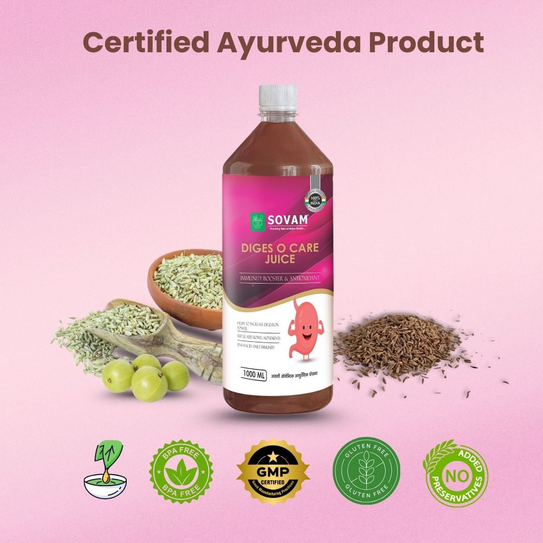 Sovam Diges O Care Juice 1000ml – Digestive Wellness Support