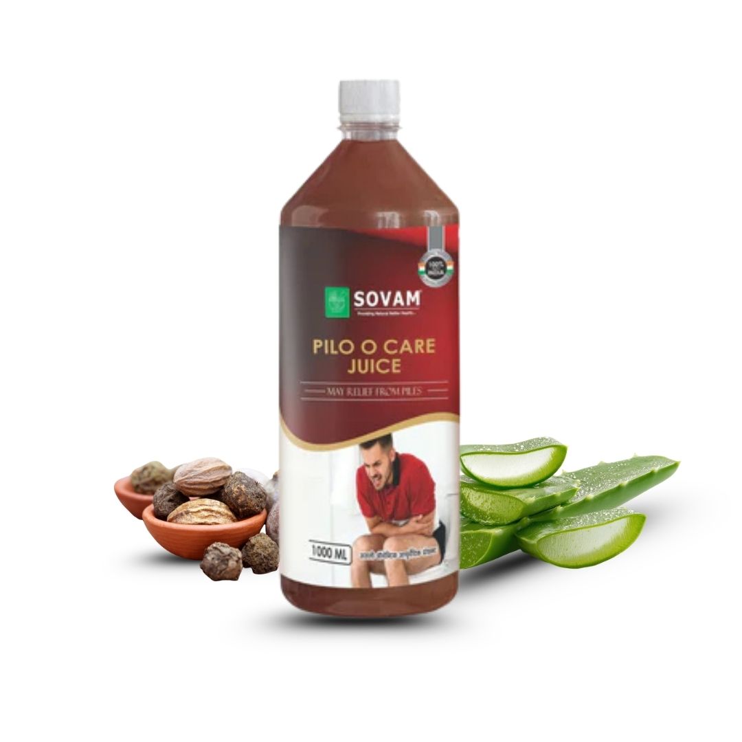 Sovam Piles Care Juice 1000ML – Digestive & Bowel Wellness Support