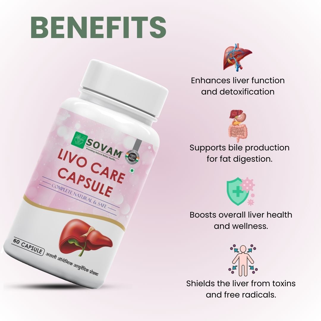 Sovam Livo Care Capsules 60 Caps – Liver & Daily Wellness Support