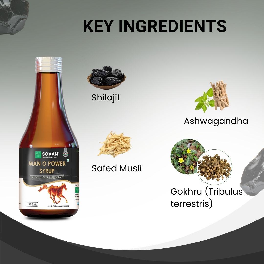 Sovam Man O Power Syrup 200ml – Men’s Vitality & Daily Wellness Support