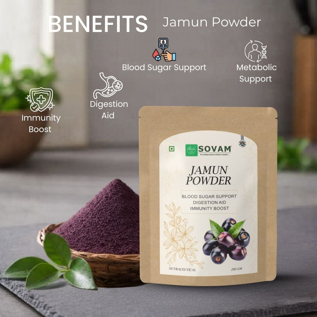 Sovam Jamun Powder (Syzygium cumini) 200g