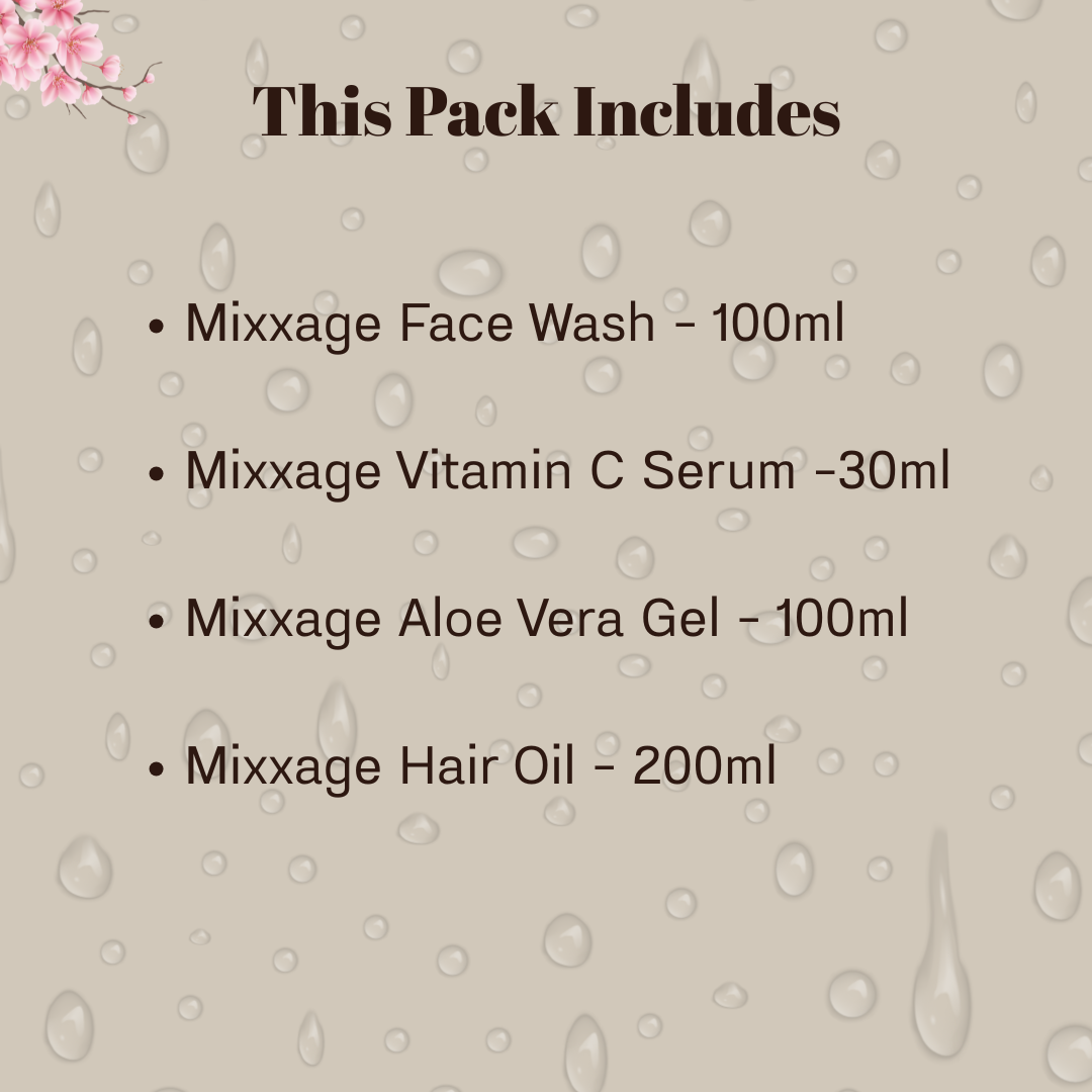 Mixxage Daily Care Essentials Combo (Skin & Hair)